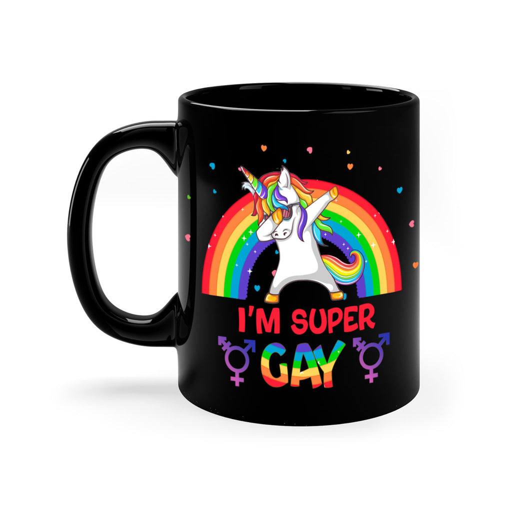 IM Super Gay Lgbt Pride Unicorn Png 44#- lgbt-Mug / Coffee Cup