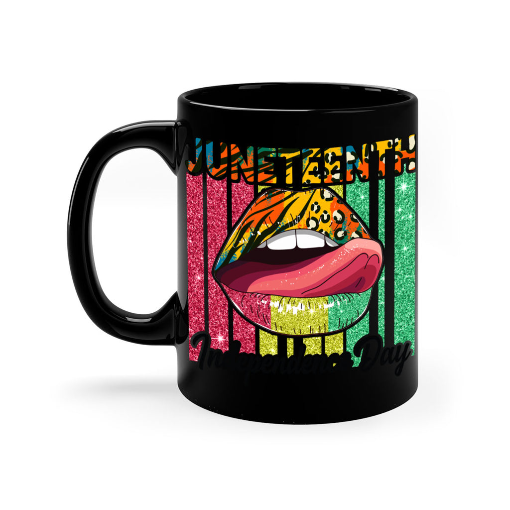 Juneteenth Independence Day Sexy Lip Png 11#- juneteenth-Mug / Coffee Cup