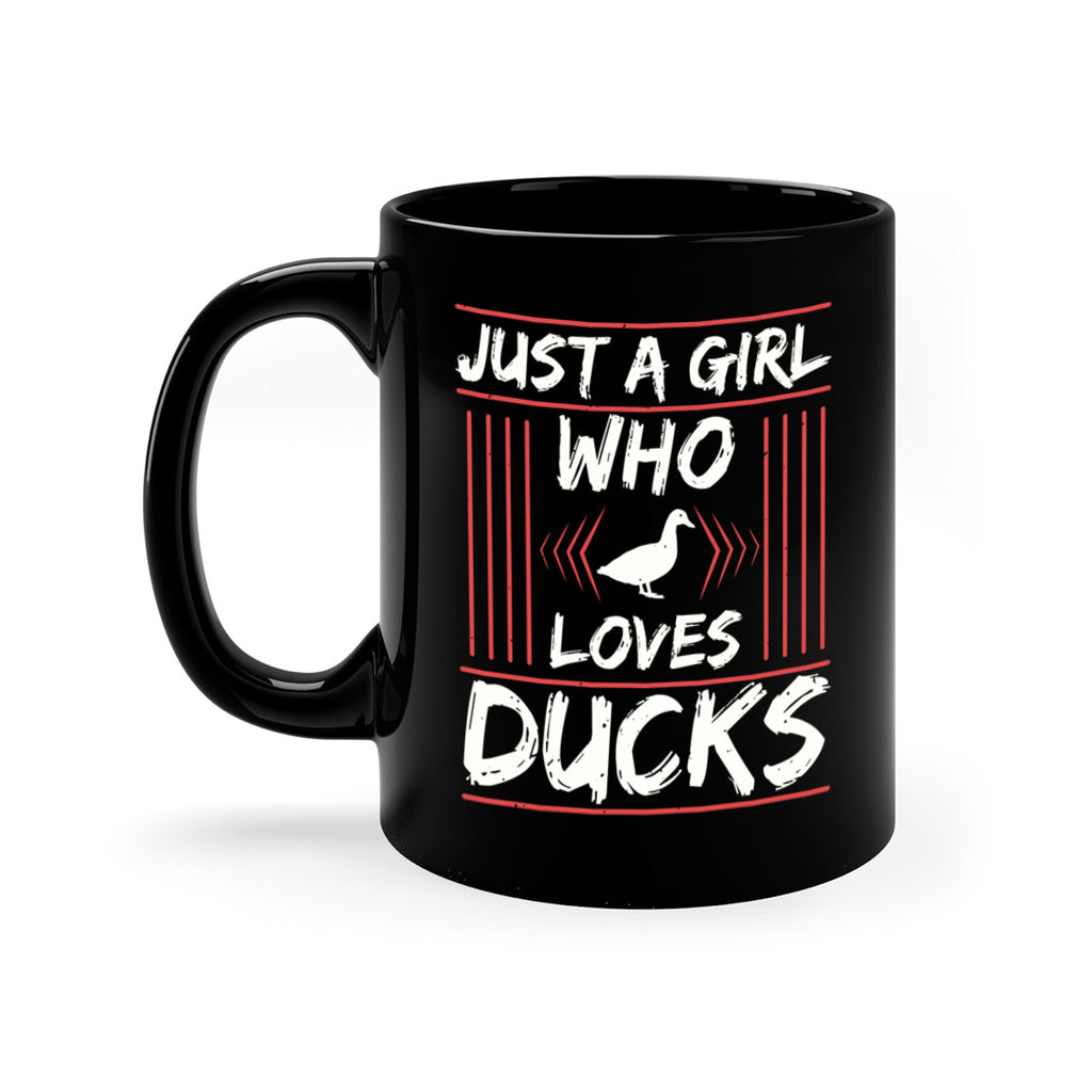 Just A Girl Who Loves Ducks Style 33#- duck-Mug / Coffee Cup