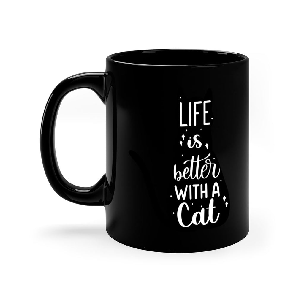 Life Is Better With A Cat Style 98#- cat-Mug / Coffee Cup