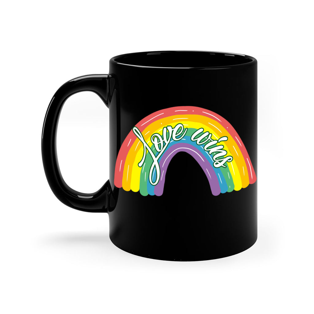 Love Wins Rainbow Lgbt Pride Png 28#- lgbt-Mug / Coffee Cup