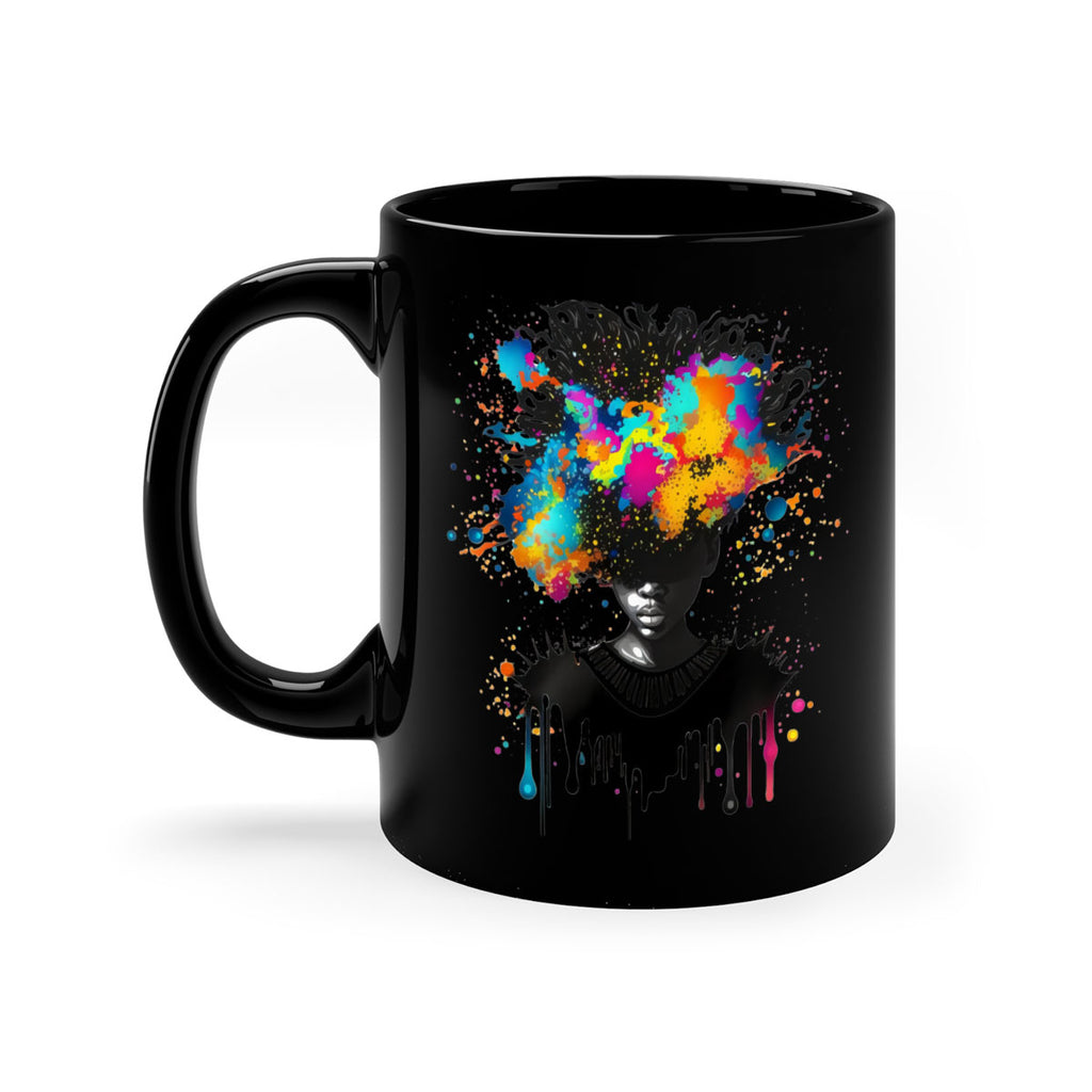 Sparkling Black Girl Design 16#- Black women - Girls-Mug / Coffee Cup