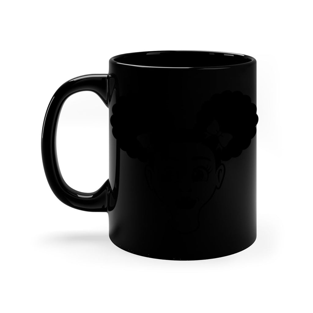afro puffs girl face 73#- Black women - Girls-Mug / Coffee Cup