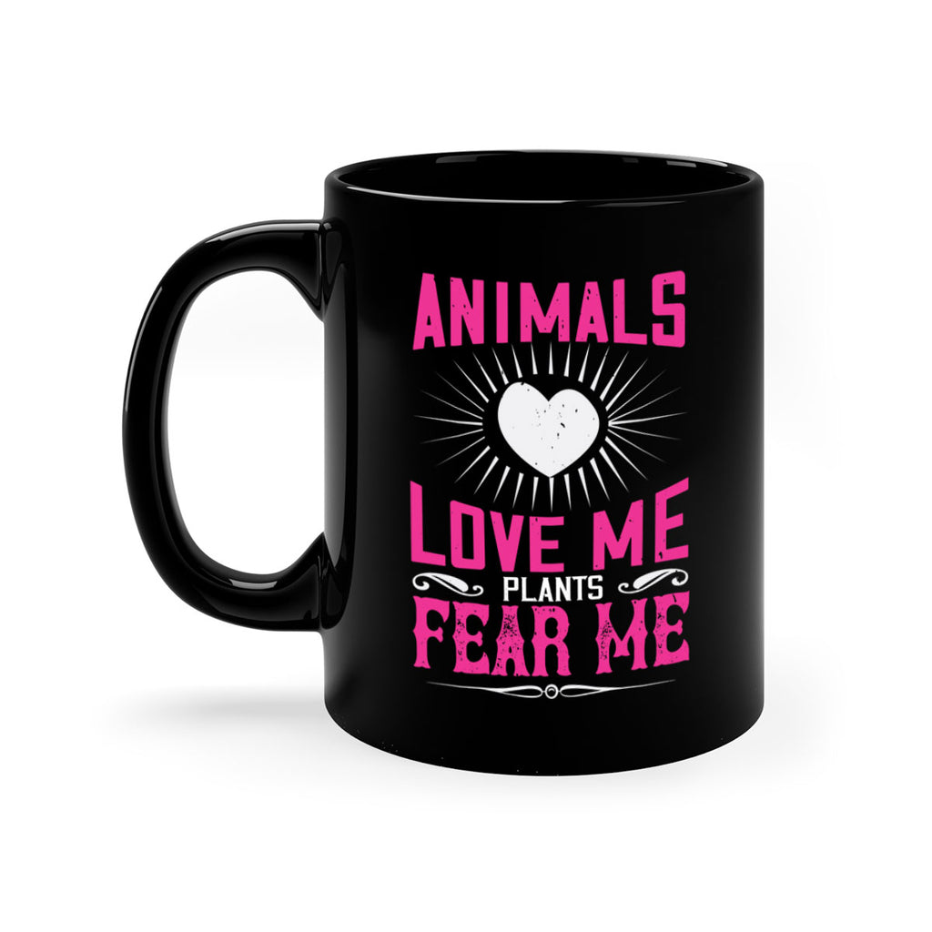 animals love me 102#- vegan-Mug / Coffee Cup