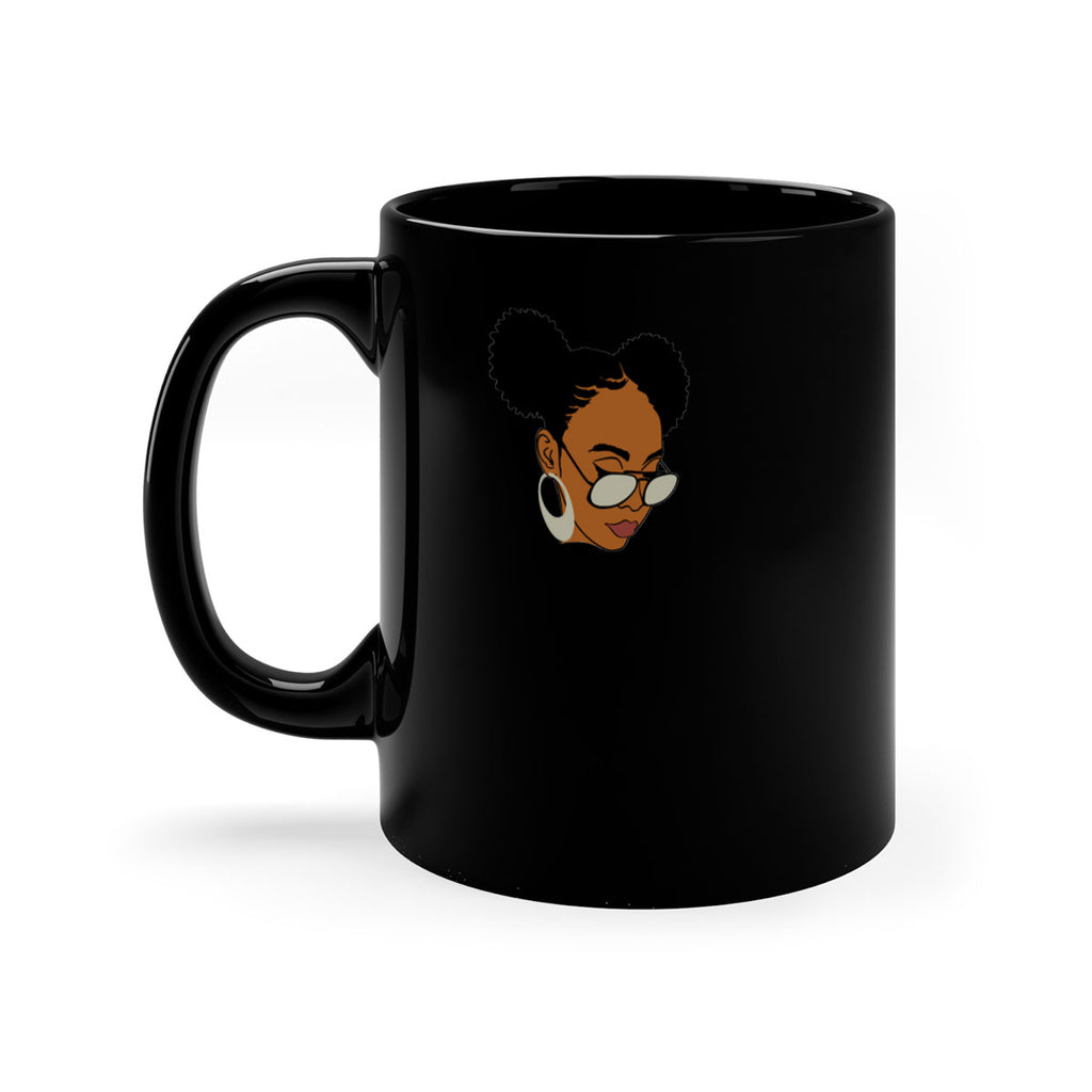 black afro 41#- Black women - Girls-Mug / Coffee Cup