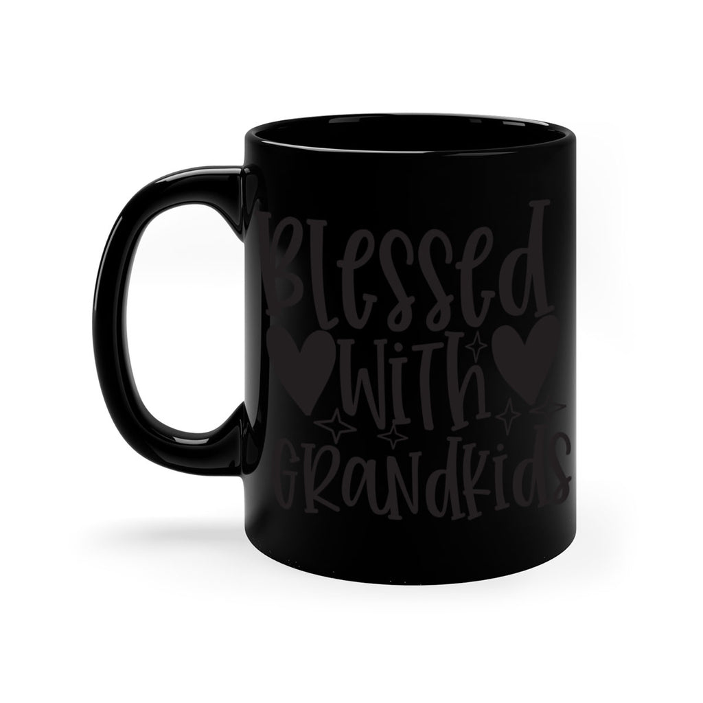 blessed with grandkids 415#- mom-Mug / Coffee Cup