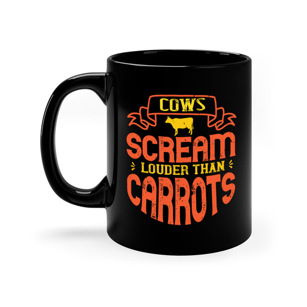cows scream louder than carrots 71#- vegan-Mug / Coffee Cup