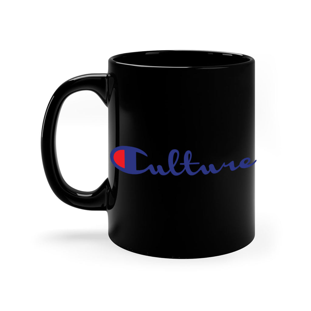 culture champion 180#- black words - phrases-Mug / Coffee Cup