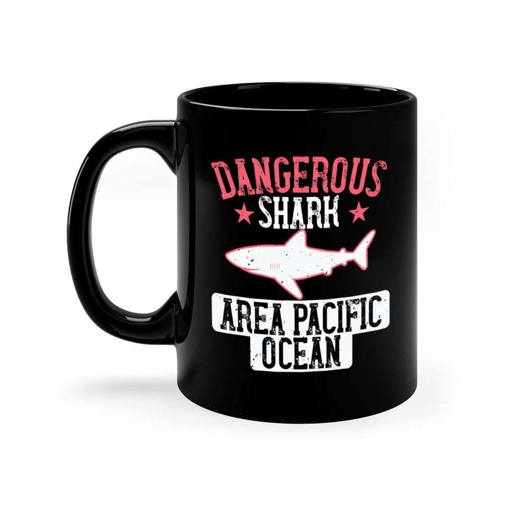 dangerous shark area pacific ocean Style 92#- Shark-Fish-Mug / Coffee Cup