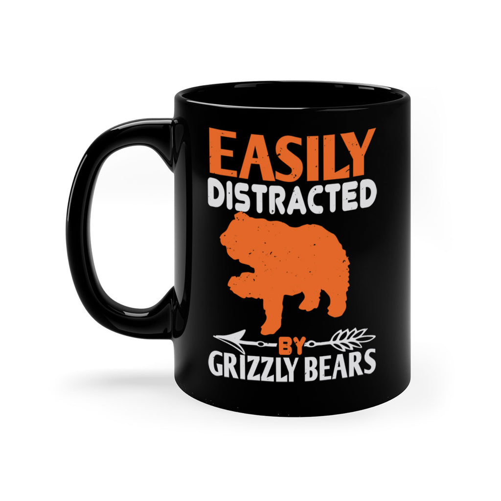 easily distracted by grizzly bears 10#- bear-Mug / Coffee Cup