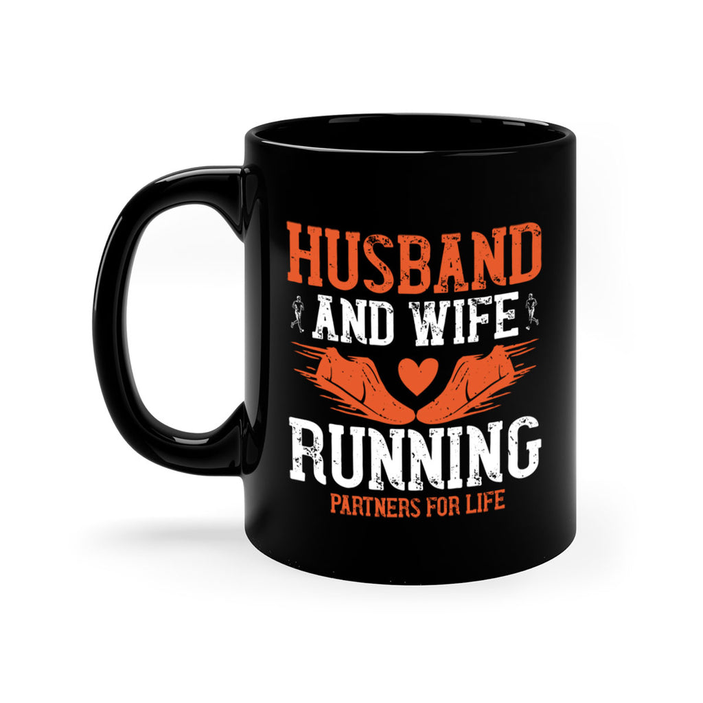 husband and wife running partners for life 41#- running-Mug / Coffee Cup