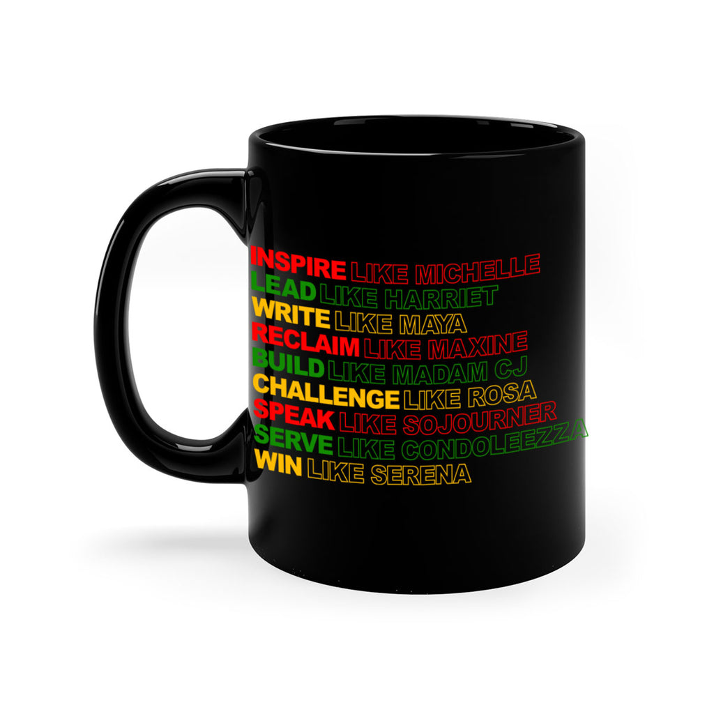 inspire like michelle 107#- black words - phrases-Mug / Coffee Cup