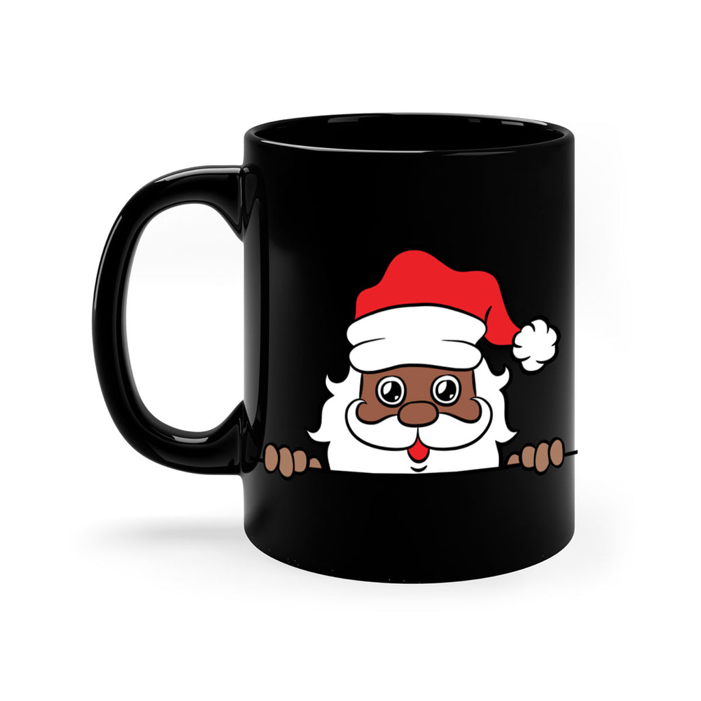 peekaboo black santa 19#- Black men - Boys-Mug / Coffee Cup
