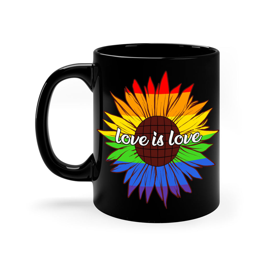 rainbow sunflower love is love 26#- lgbt-Mug / Coffee Cup