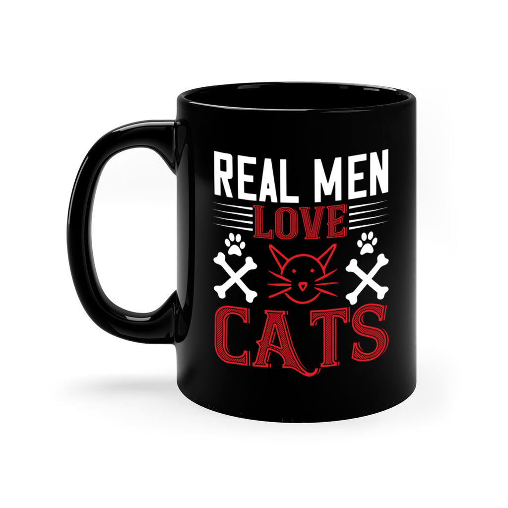 real man love cats Style 113#- cat-Mug / Coffee Cup