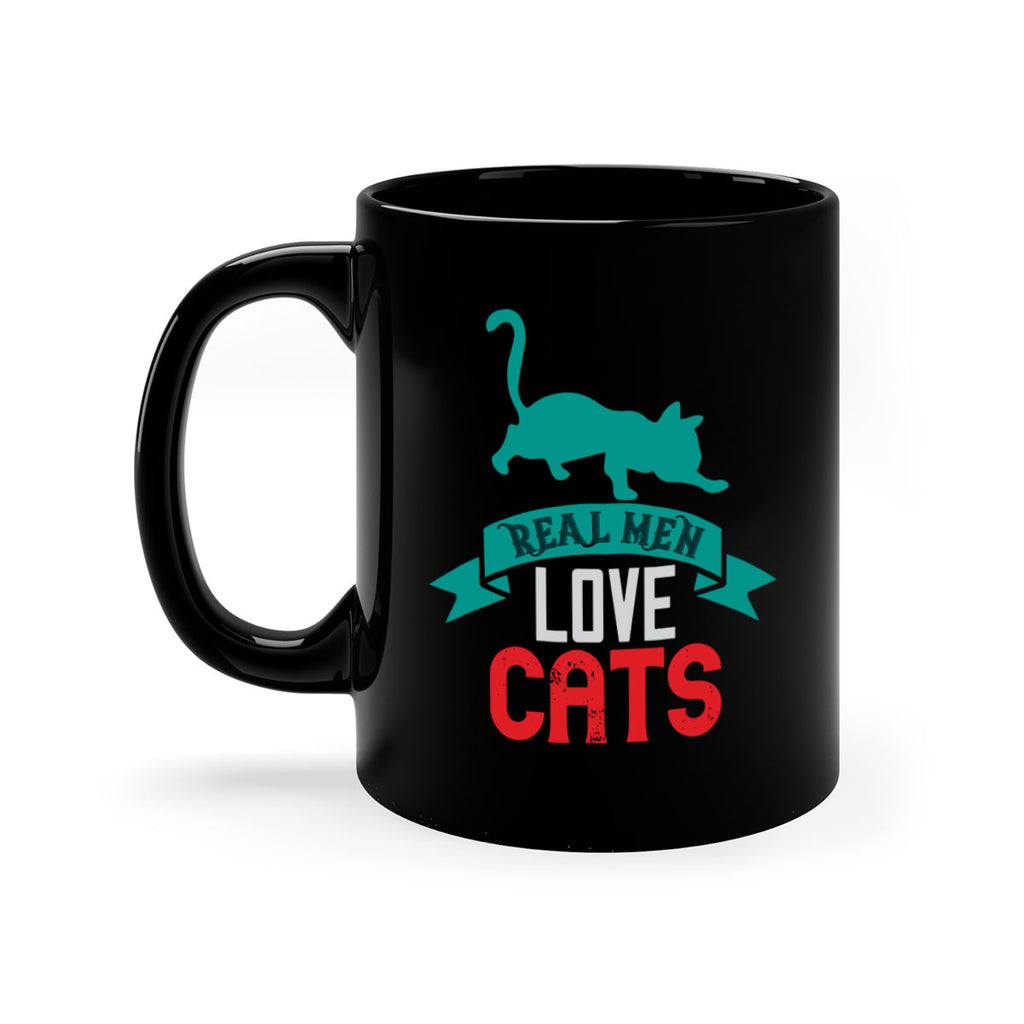 real man love cats o Style 112#- cat-Mug / Coffee Cup