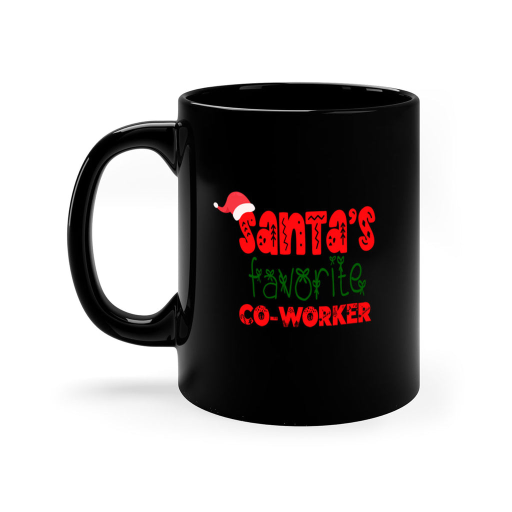 santas favorite co-worker style 723#- christmas-Mug / Coffee Cup