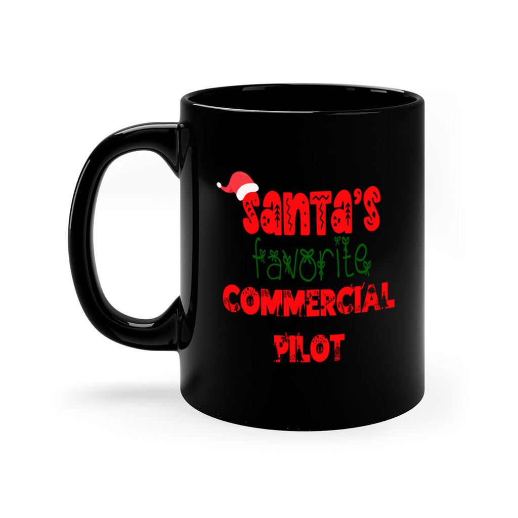 santas favorite commercial pilot style 729#- christmas-Mug / Coffee Cup