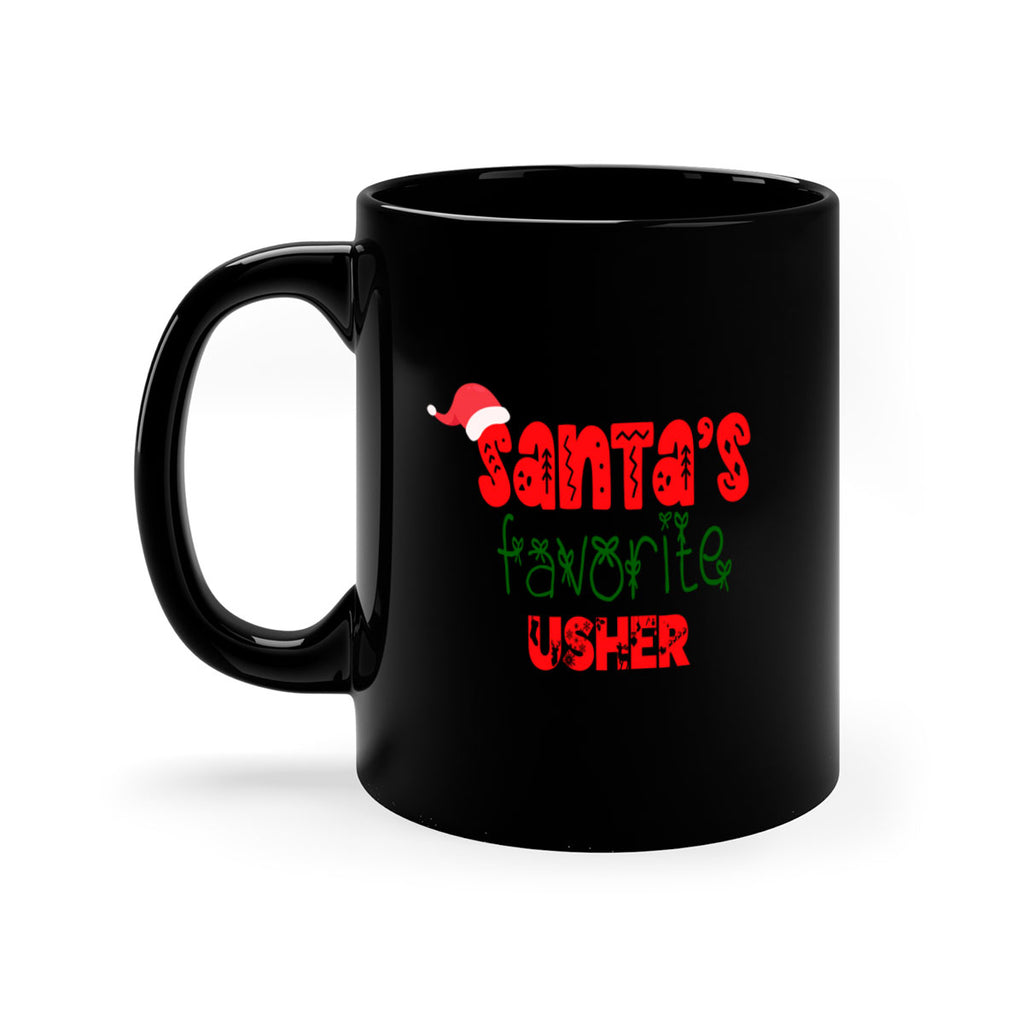 santas favorite usher style 1142#- christmas-Mug / Coffee Cup