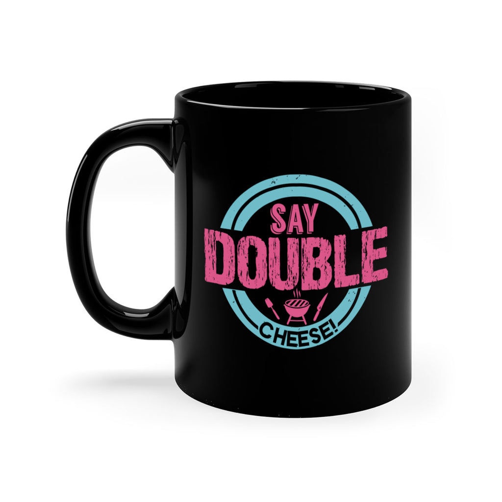 say double cheese 14#- bbq-Mug / Coffee Cup