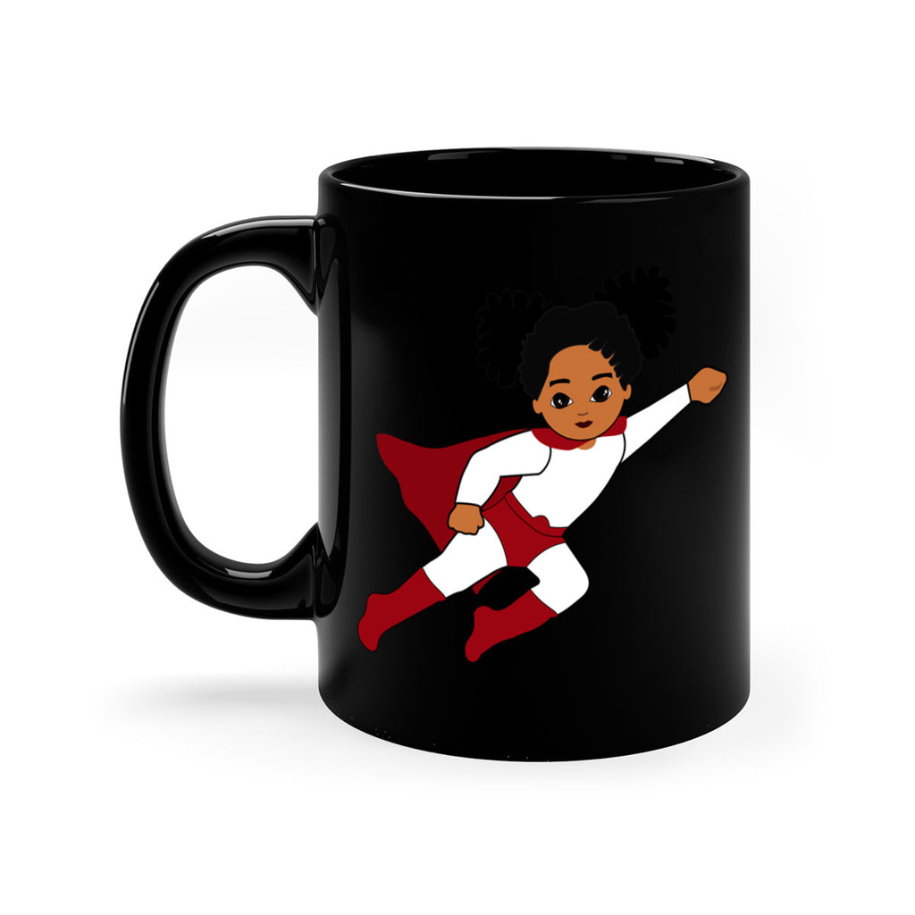 super kids girl 6#- Black women - Girls-Mug / Coffee Cup