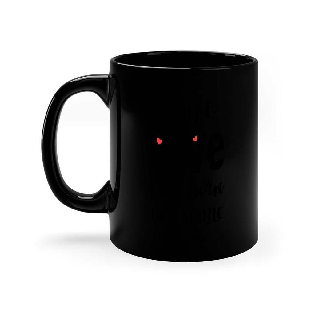true love was born in a stable style 1223#- christmas-Mug / Coffee Cup