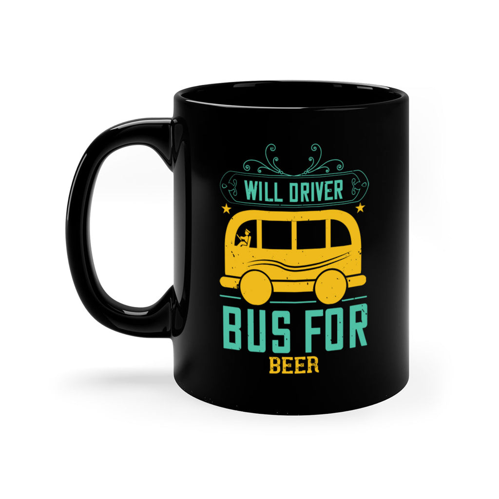 will driver bus for beer Style 6#- bus driver-Mug / Coffee Cup