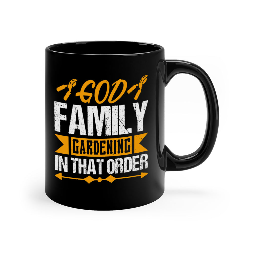 God Family Gardending in that order 60#- Farm and garden-Mug / Coffee Cup