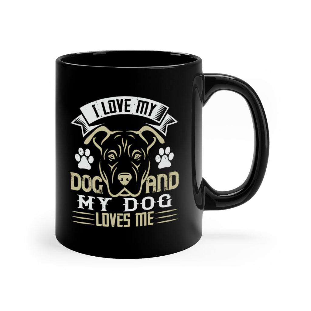 I Love My Dog and my Dog Loves me Style 191#- Dog-Mug / Coffee Cup