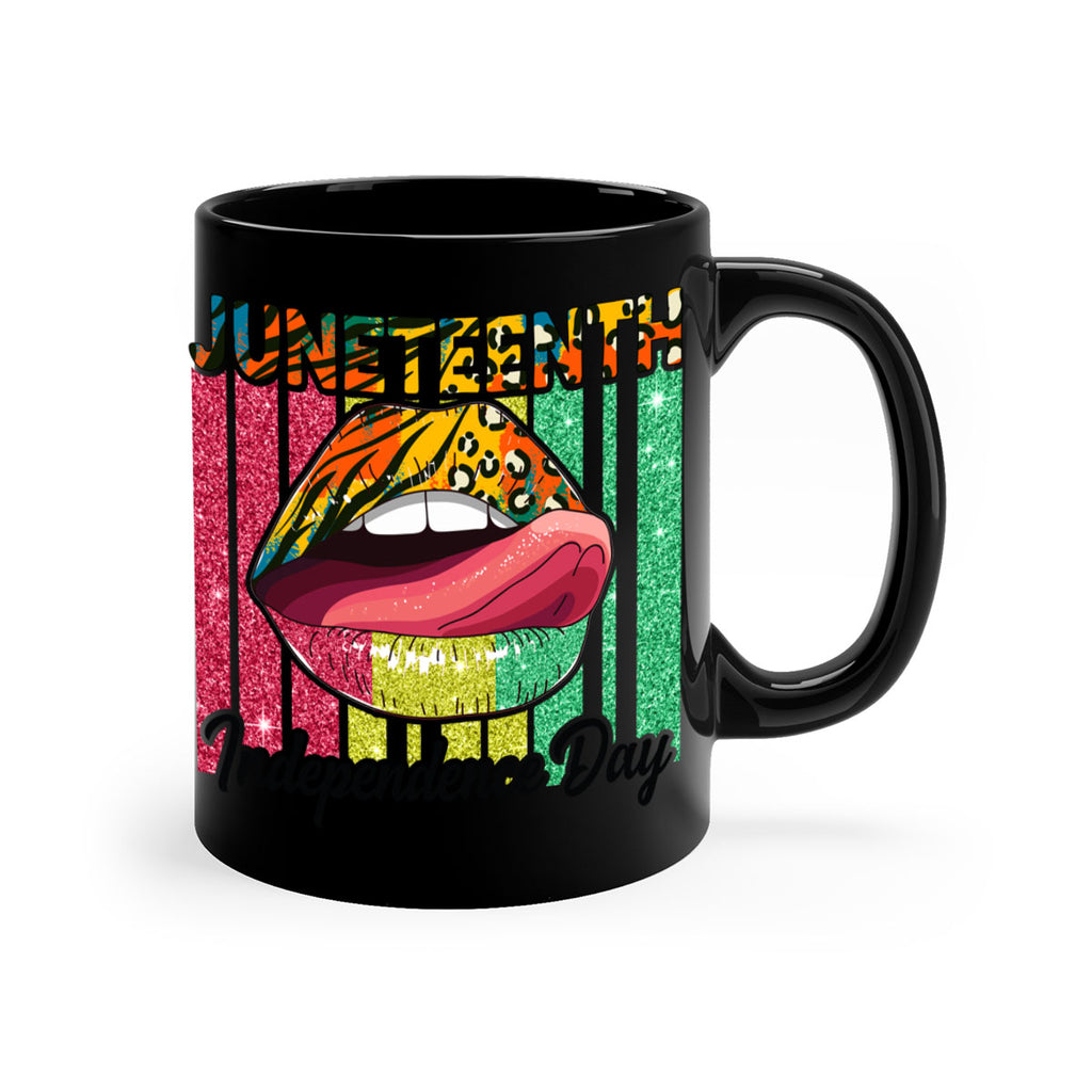 Juneteenth Independence Day Sexy Lip Png 11#- juneteenth-Mug / Coffee Cup