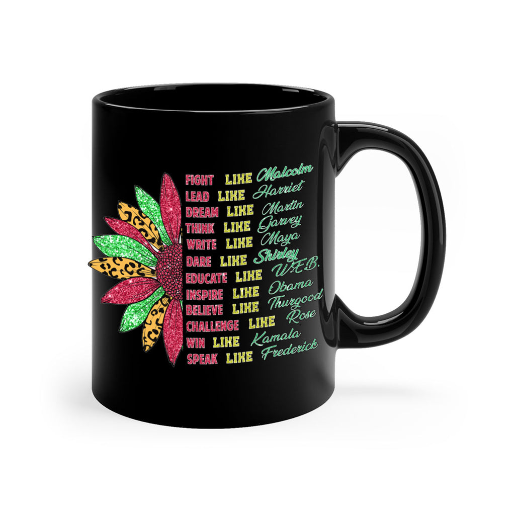 Juneteenth Sunflower Design 17#- juneteenth-Mug / Coffee Cup