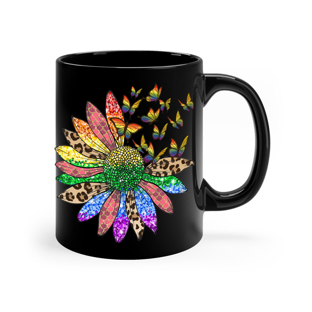 Lgbt Butterfly Sunflower  Png 52#- lgbt-Mug / Coffee Cup