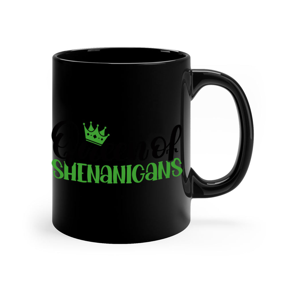 Queen Of Shenanigans Style 36#- St Patricks Day-Mug / Coffee Cup