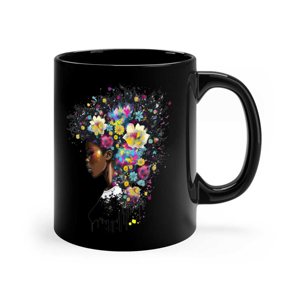 Sparkling Black Girl Design 2#- Black women - Girls-Mug / Coffee Cup