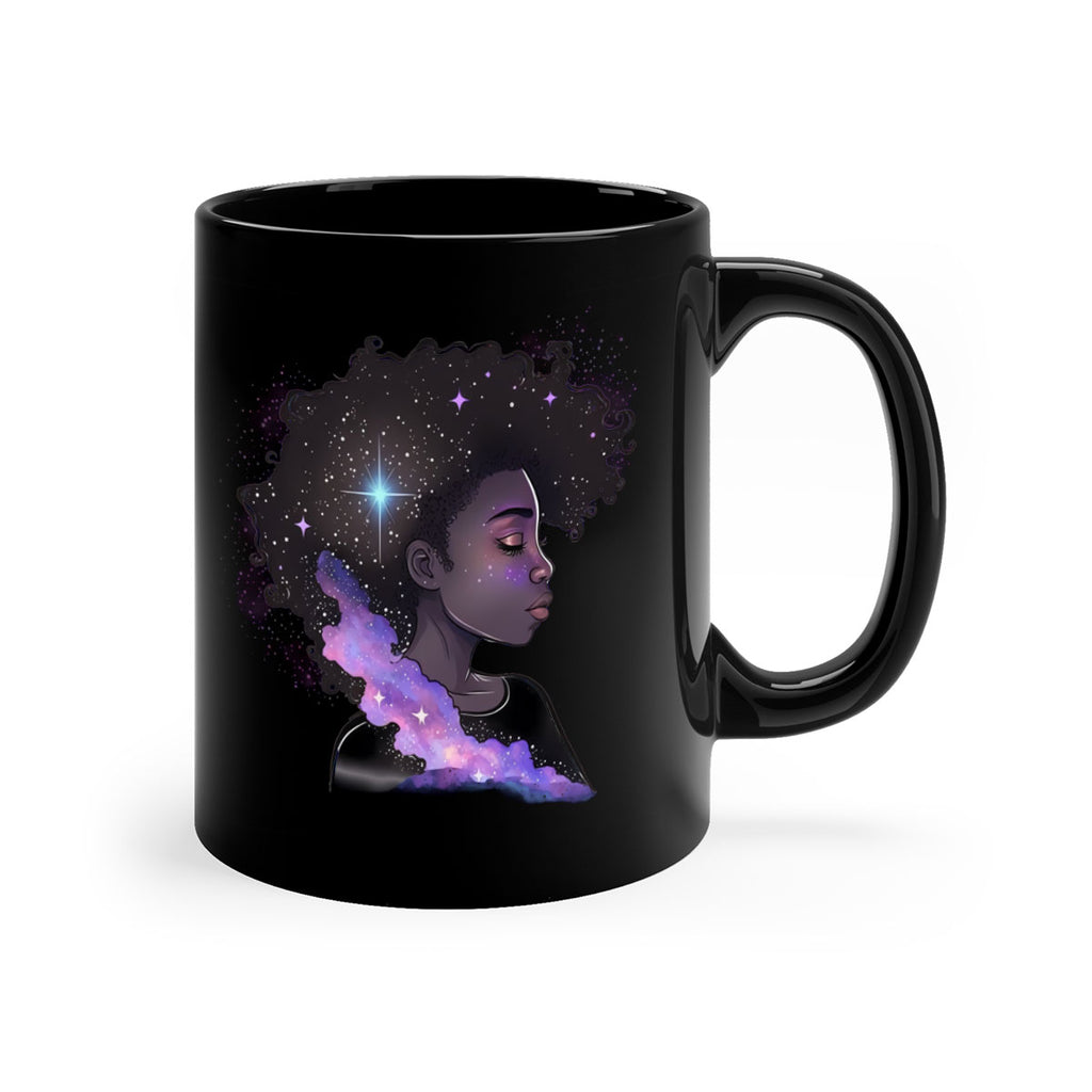 Sparkling Black Girl Design 4#- Black women - Girls-Mug / Coffee Cup