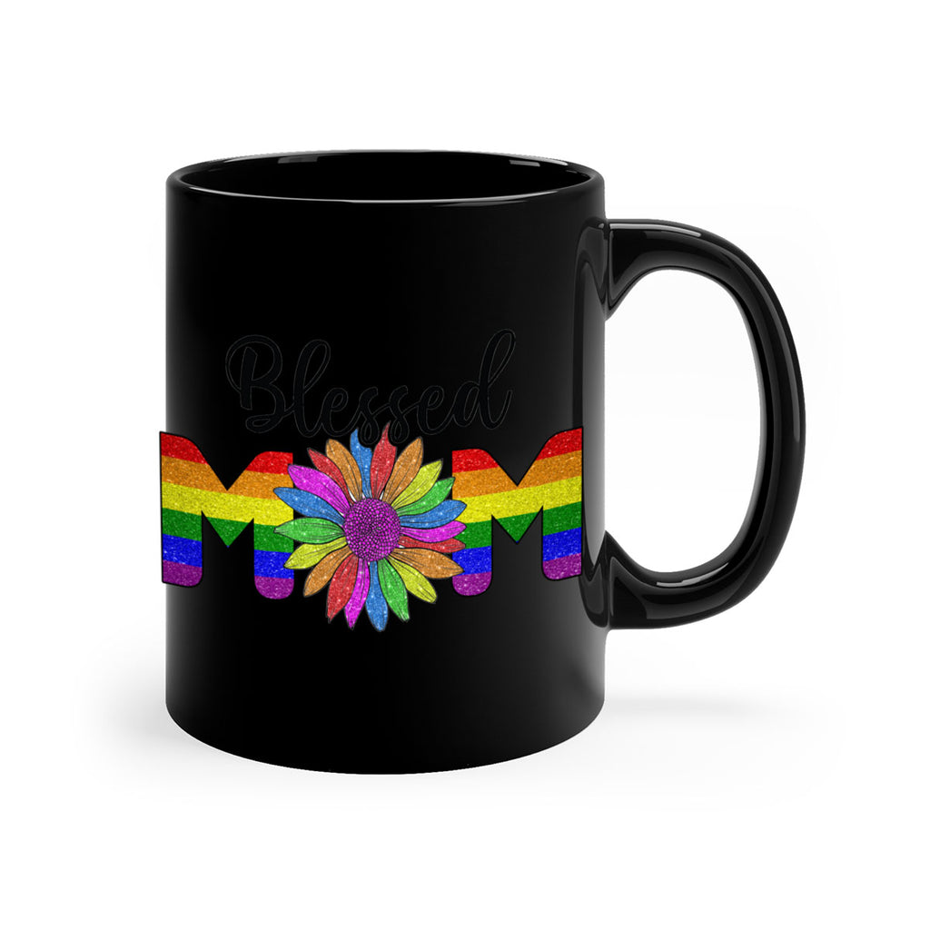 Sunflower Lgbt Blessed Mom  51#- lgbt-Mug / Coffee Cup