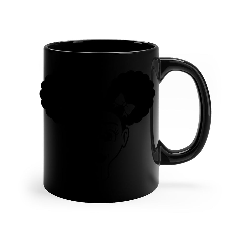 afro puffs girl face 73#- Black women - Girls-Mug / Coffee Cup