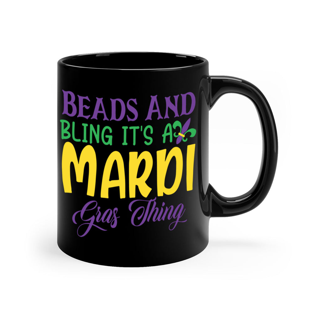 beads and bling its a mardi gras thing 86#- mardi gras-Mug / Coffee Cup
