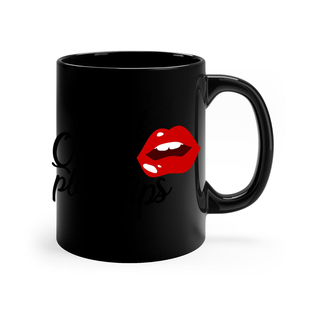 black queens plump lips Style 54#- Black women - Girls-Mug / Coffee Cup