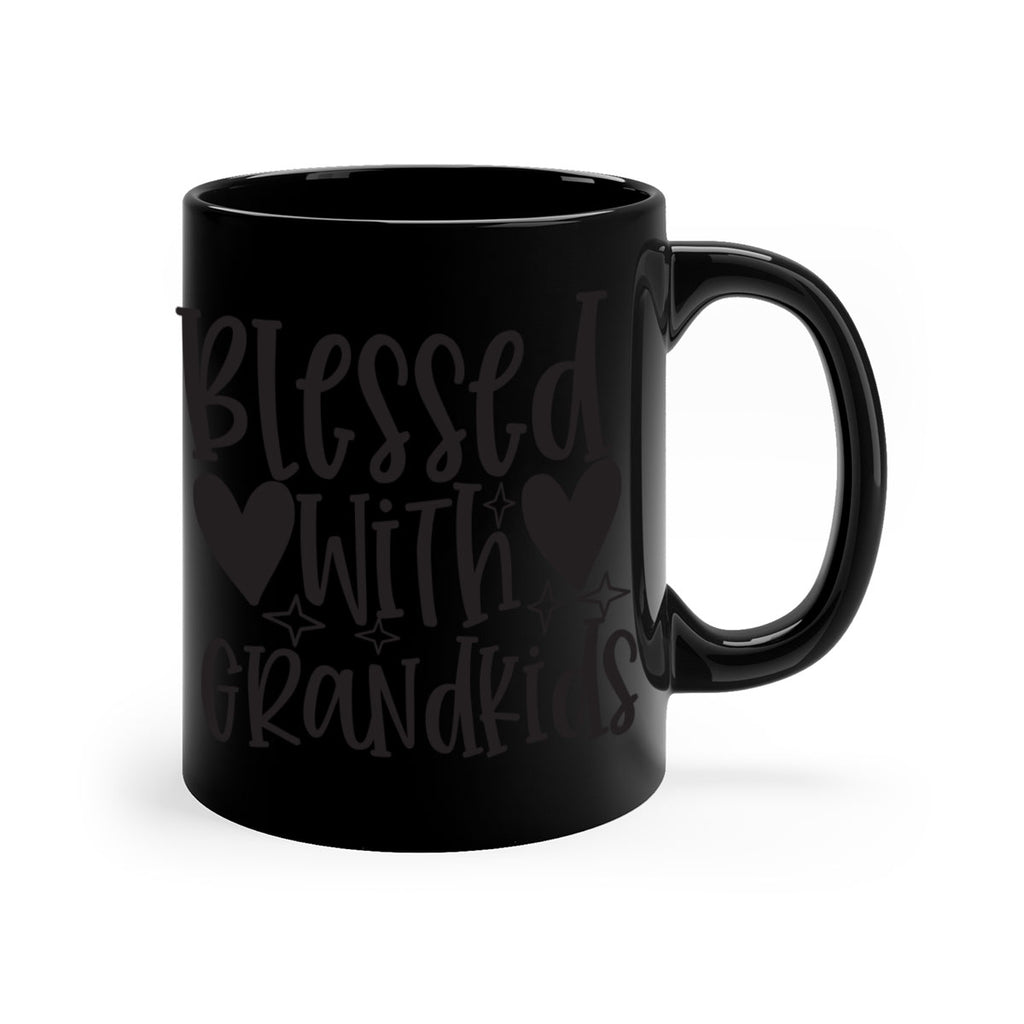 blessed with grandkids 415#- mom-Mug / Coffee Cup