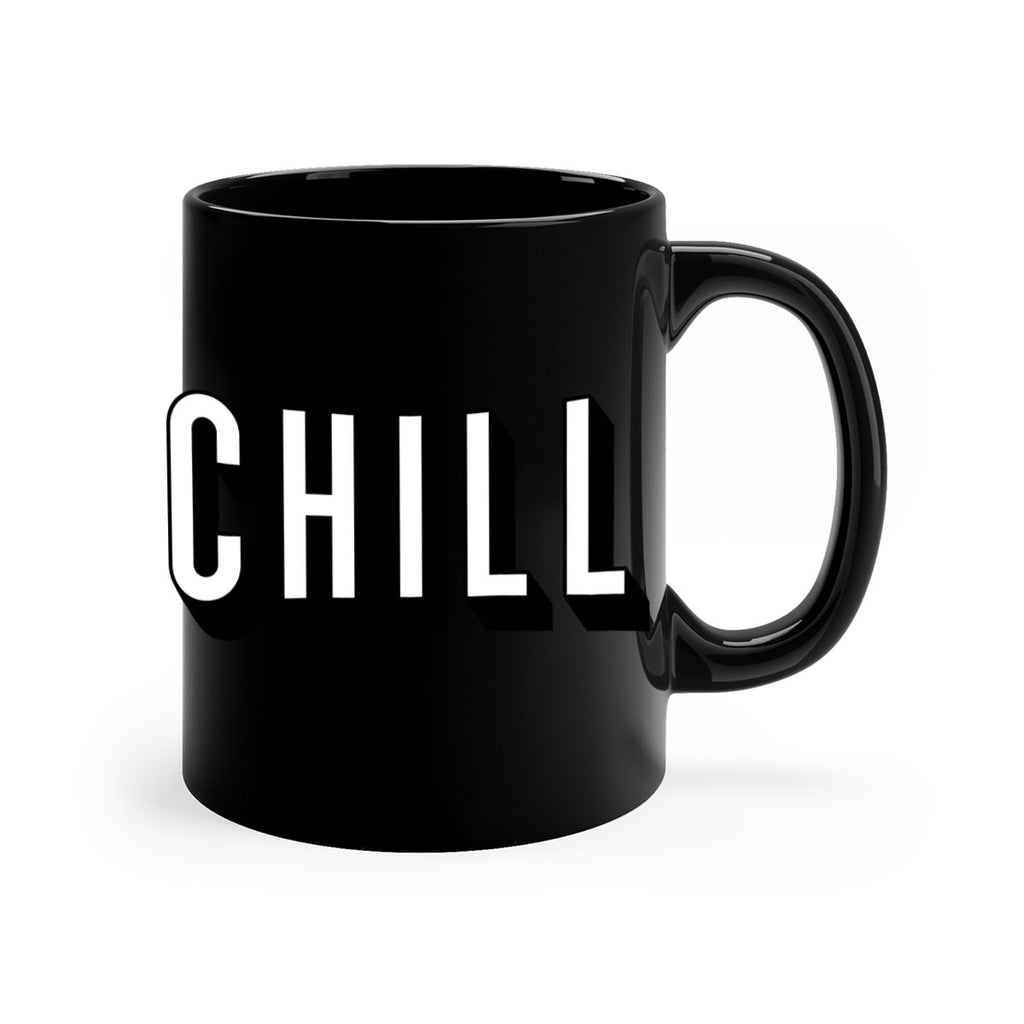 chill netflix 186#- black words - phrases-Mug / Coffee Cup