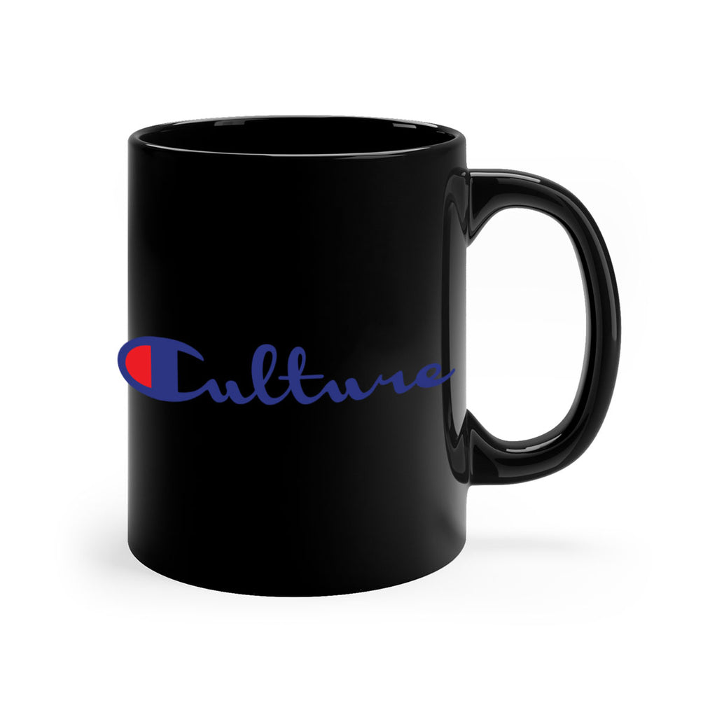 culture champion 180#- black words - phrases-Mug / Coffee Cup