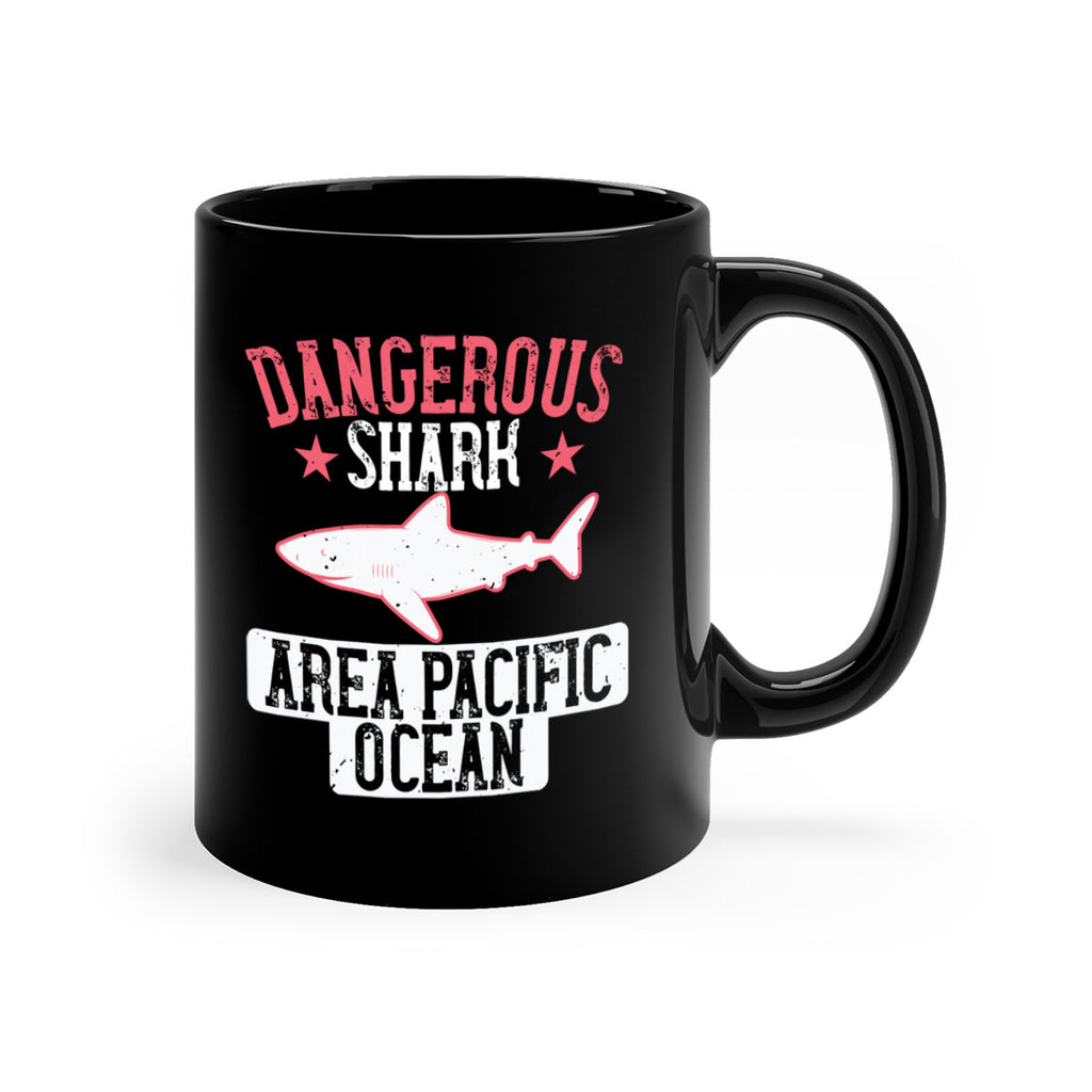 dangerous shark area pacific ocean Style 92#- Shark-Fish-Mug / Coffee Cup