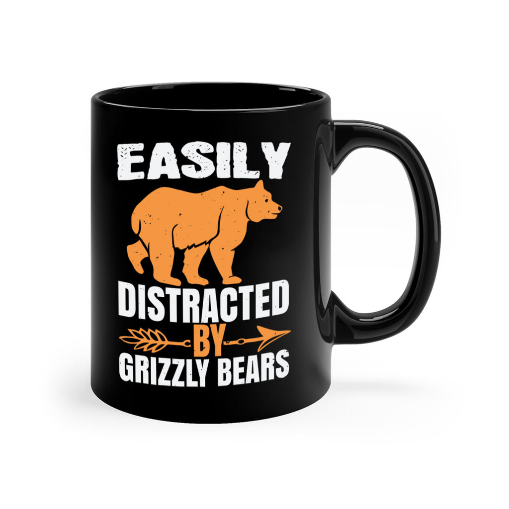 easily distracted by grizzly bears 1#- bear-Mug / Coffee Cup