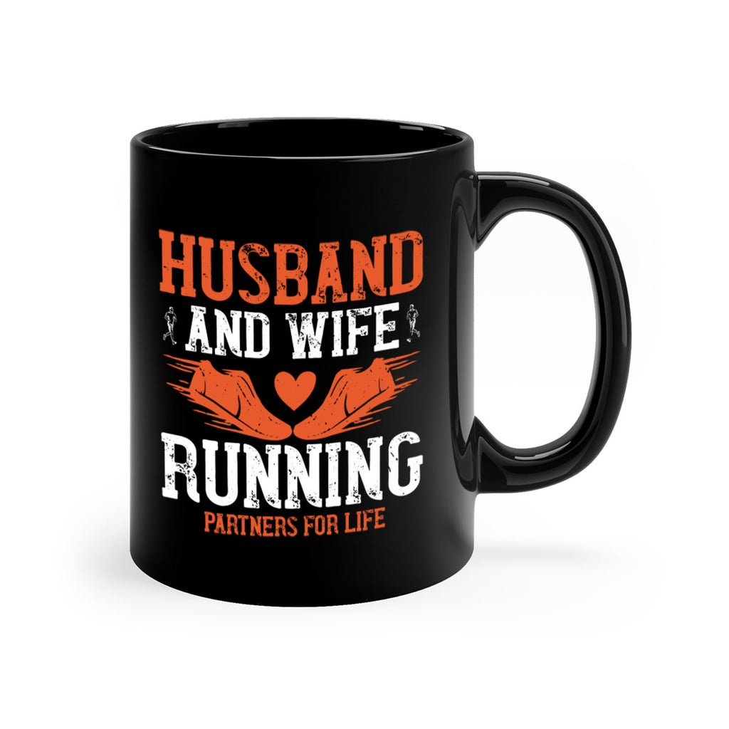 husband and wife running partners for life 41#- running-Mug / Coffee Cup