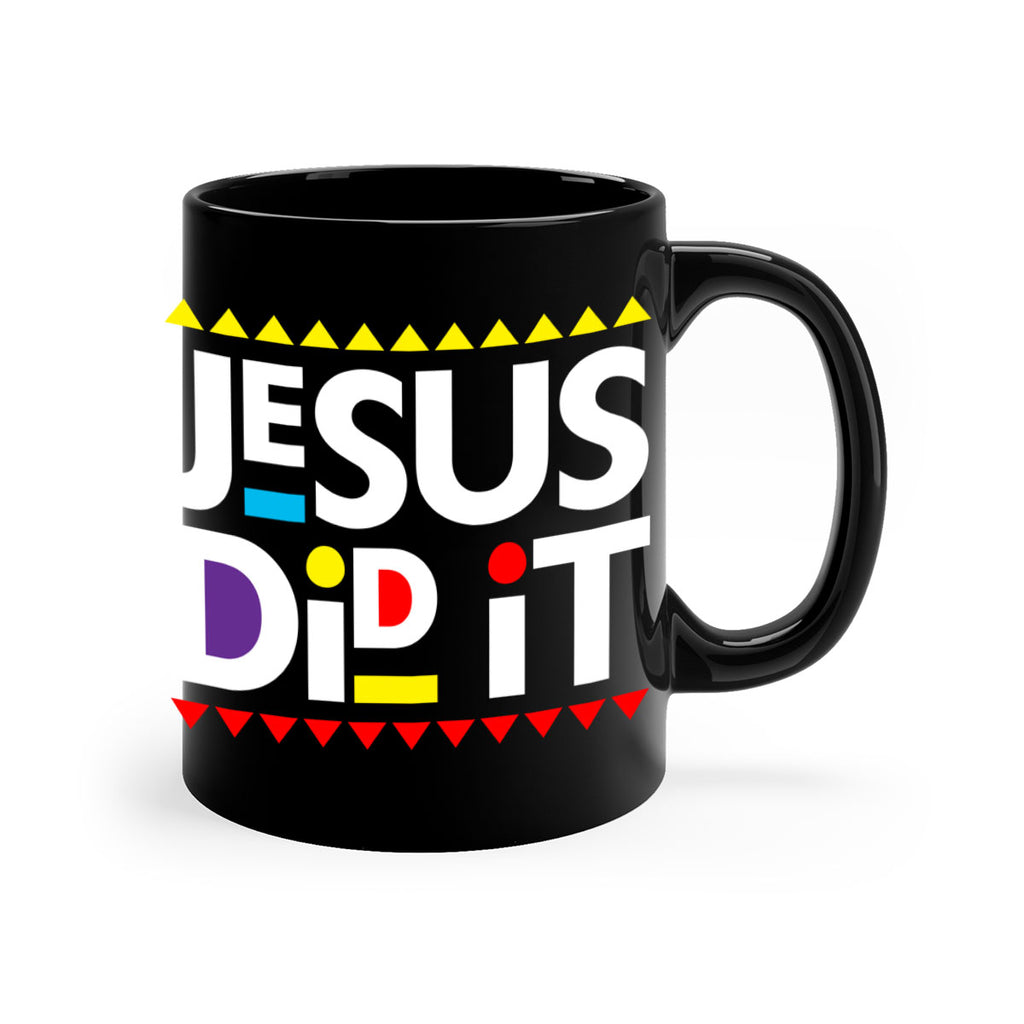 jesus did it martin 103#- black words - phrases-Mug / Coffee Cup