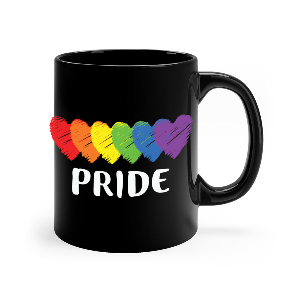 lgbt pride flag rainbow hearts lgbt 99#- lgbt-Mug / Coffee Cup