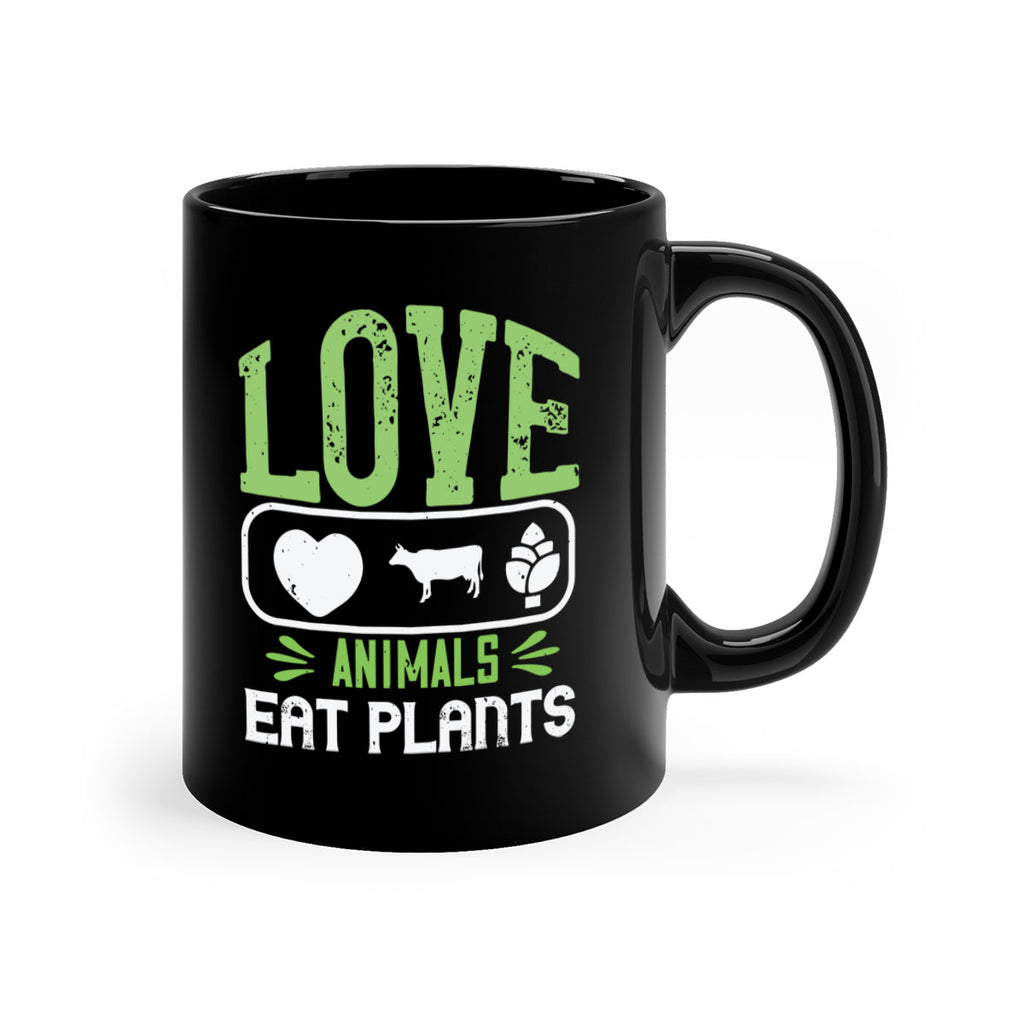 love animals eat plants 33#- vegan-Mug / Coffee Cup