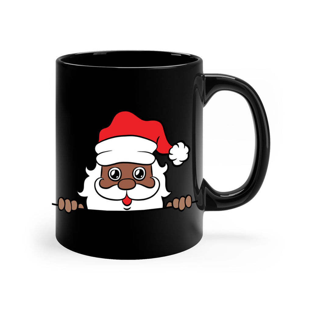 peekaboo black santa 19#- Black men - Boys-Mug / Coffee Cup