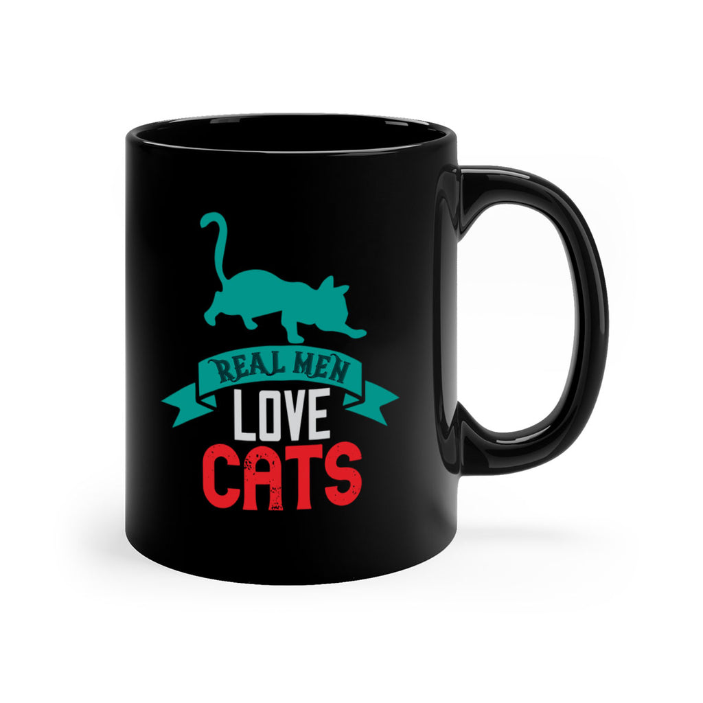 real man love cats o Style 112#- cat-Mug / Coffee Cup